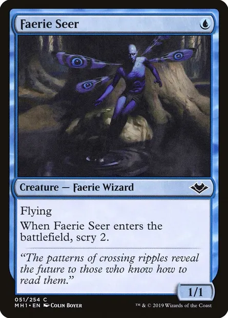 Faerie Seer, Magic card MH1 51 — Modern Horizons set