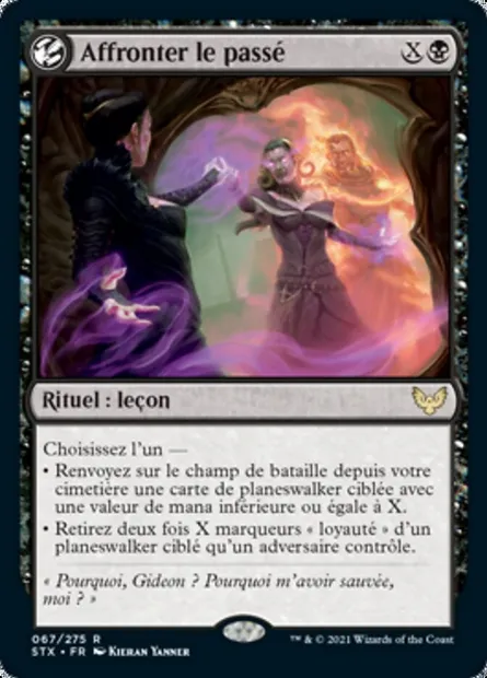 Affronter le passé, carte Magic STX 67 — extension Strixhaven: l'Académie des Mages