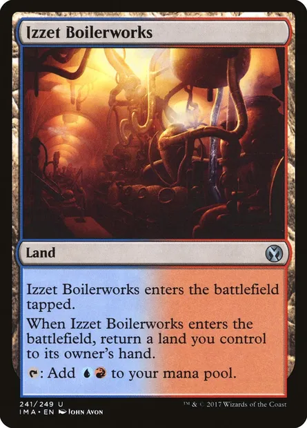 Izzet Boilerworks, Magic card IMA 241 — Iconic Masters set