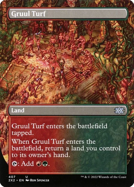 Gruul Turf, Magic card 2X2 407 — Double Masters 2022 set