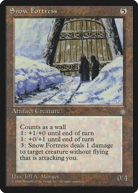 Snow Fortress, Magic card ICE 337 — Ice Age set