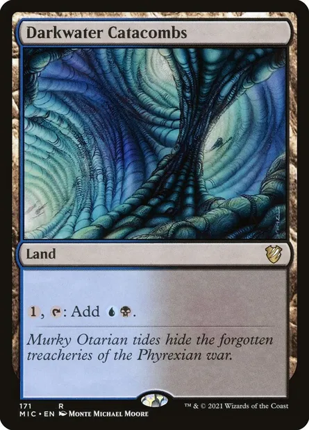 Darkwater Catacombs, Magic card MIC 171 — Midnight Hunt Commander set