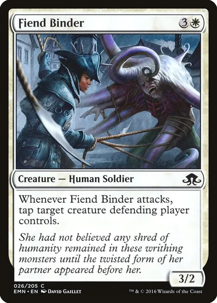 Fiend Binder, Magic card EMN 26 — Eldritch Moon set