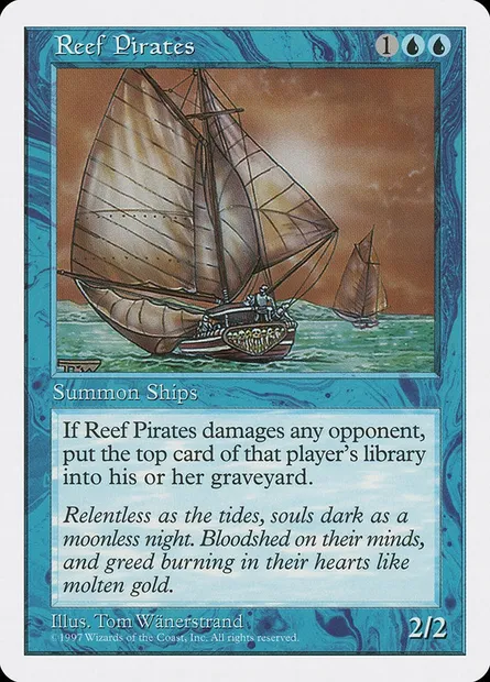 Pirates des brisants, carte Magic 5ED 116 — extension Cinquième Edition