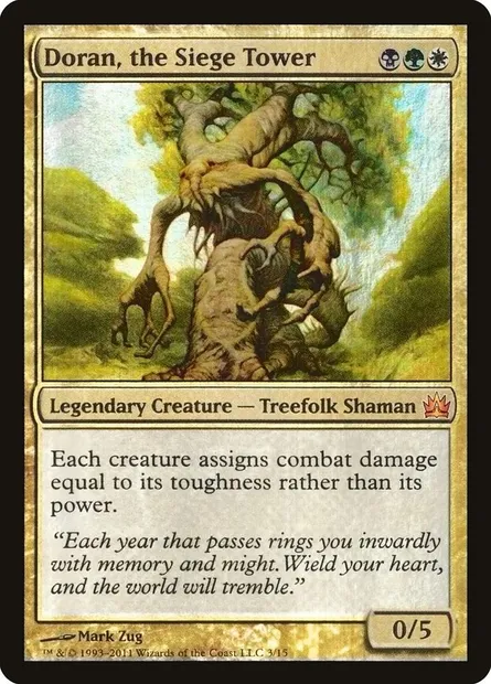 Doran, the Siege Tower, Magic card V11 3 — From the Vault: Legends set