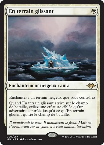 En terrain glissant, carte Magic MH1 20 — extension Horizons du Modern