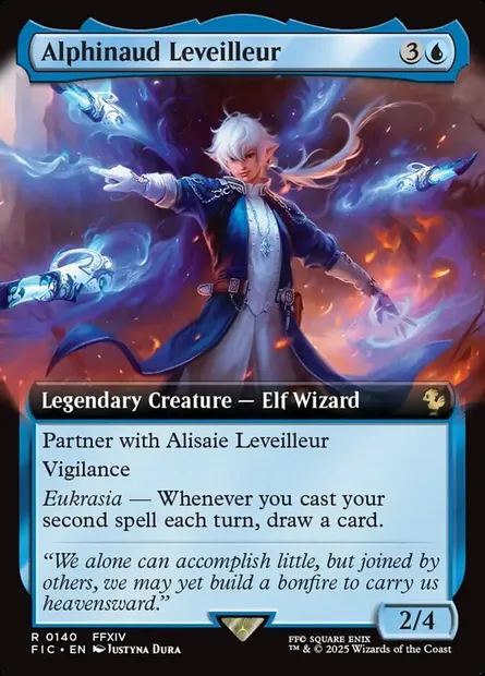 Alphinaud Leveilleur, Magic card FIC 140 — Final Fantasy Commander set