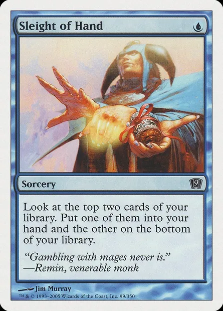 Passe-passe, carte Magic 9ED 99 — extension Neuvième Edition