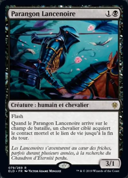 Parangon Lancenoire, carte Magic ELD 79 — extension Throne of Eldraine