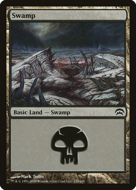 Swamp, Magic card HOP 155 — Planechase set