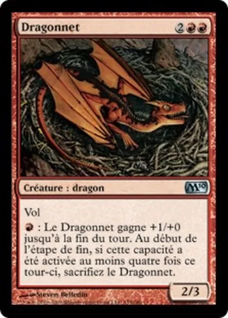 Dragonnet, carte Magic M10 133 — extension Magic 2010