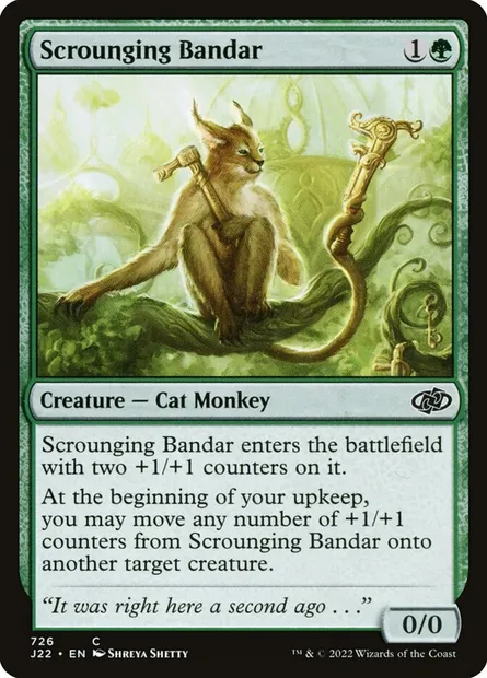 Scrounging Bandar, Magic card J22 726 — Jumpstart 2022 set