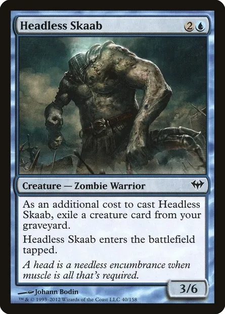 Headless Skaab, Magic card DKA 40 — Dark Ascension set