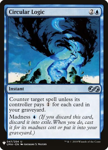 Logique circulaire, carte Magic PLST UMA-47 — extension The List