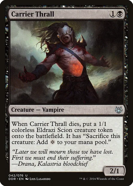 Carrier Thrall, Magic card DDR 42 — Duel Decks: Nissa vs. Ob Nixilis set