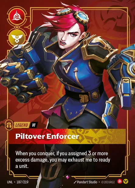 Piltover Enforcer, carte Riftbound UNL 187 — extension Unleashed