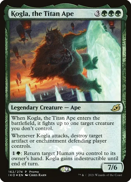 Kogla, the Titan Ape, Magic card PIKO 162★ — Ikoria: Lair of Behemoths Promos set