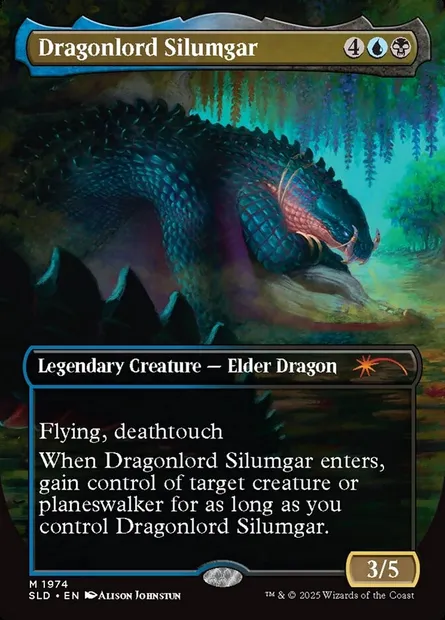 Dragonlord Silumgar // Dragonlord Silumgar, Magic card SLD 1974 — Secret Lair Drop set