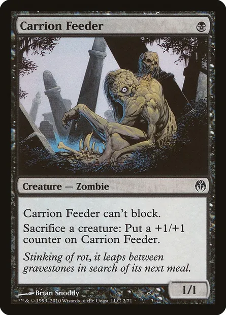 Carrion Feeder, Magic card DDE 2 — Duel Decks: Phyrexia vs. the Coalition set