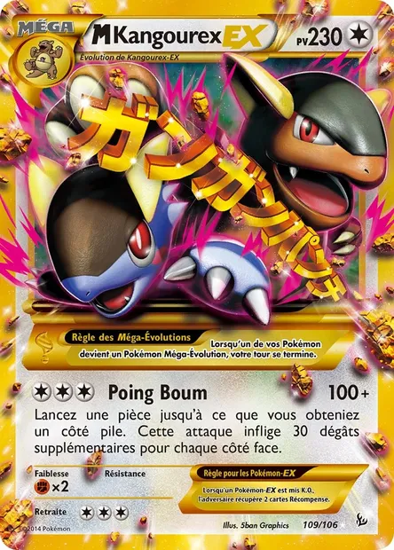 M-Kangourex EX, carte Pokémon FLF 109 — extension Étincelles