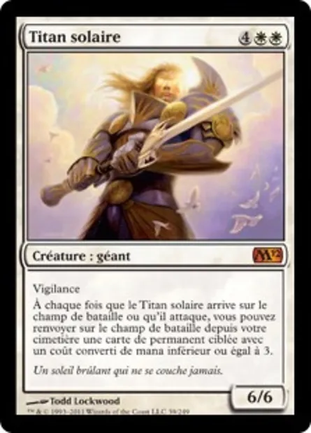 Titan solaire, carte Magic M12 39 — extension Magic 2012