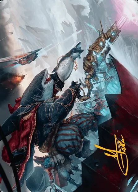 Captain Howler, Sea Scourge // Captain Howler, Sea Scourge, carte Magic ADFT 16 — extension Aetherdrift Art Series