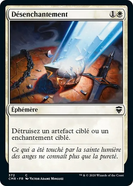 Désenchantement, carte Magic CMR 372 — extension Commander Legends
