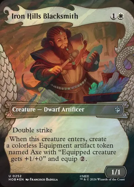 Iron Hills Blacksmith, Magic card HOB 252 — The Hobbit set