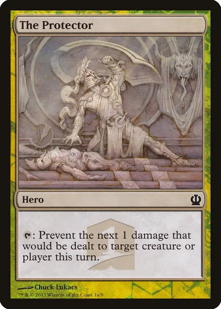 The Protector, Magic card THP1 1a — Theros Hero's Path set