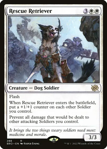 Rescue Retriever, Magic card BRO 288 — The Brothers' War set