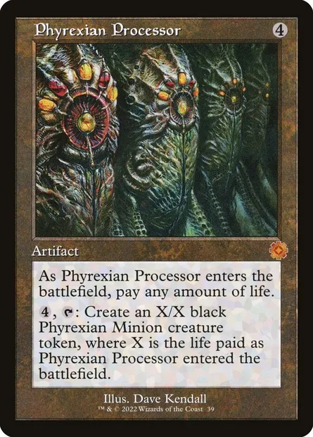 Phyrexian Processor, Magic card BRR 39 — The Brothers' War Retro Artifacts set