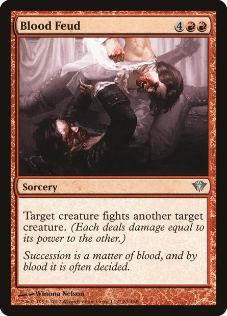 Blood Feud, Magic card DKA 83 — Dark Ascension set