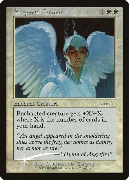 Empyrial Armor, Magic card PAL01 8 — Arena League 2001 set