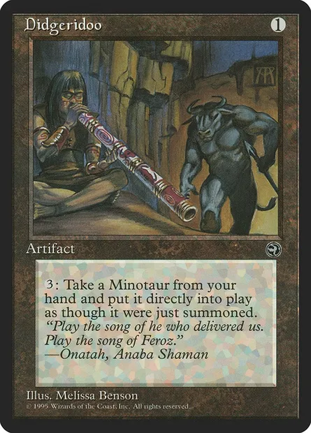 Didgeridoo, Magic card HML 105 — Homelands set
