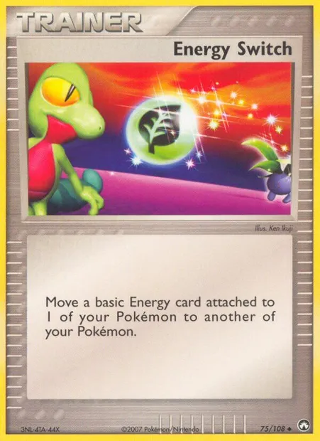 Energy Switch, Pokémon card PK 75 — Power Keepers set