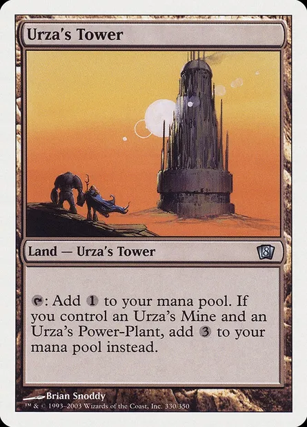 Tour d'Urza, carte Magic 8ED 330 — extension Huitième Edition
