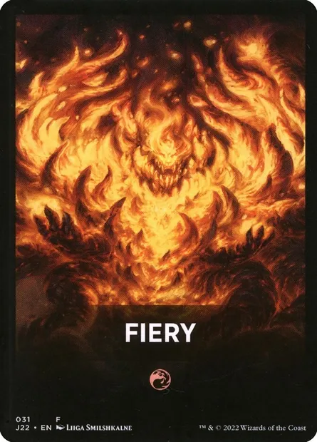 Fiery, Magic card FJ22 31 — Jumpstart 2022 Front Cards set