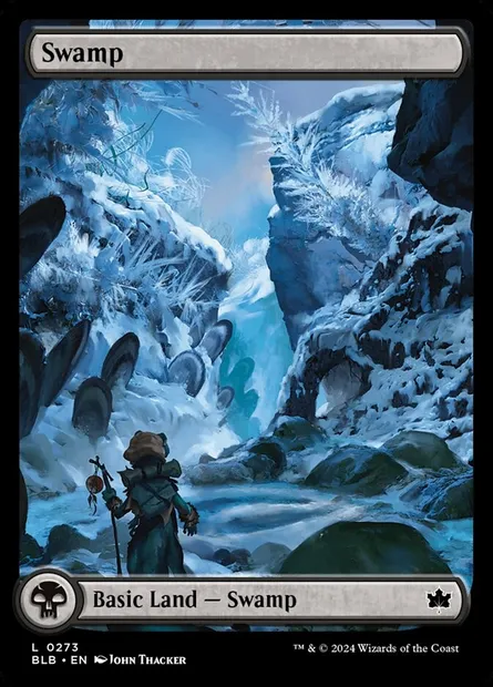 Swamp, Magic card BLB 273 — Bloomburrow set