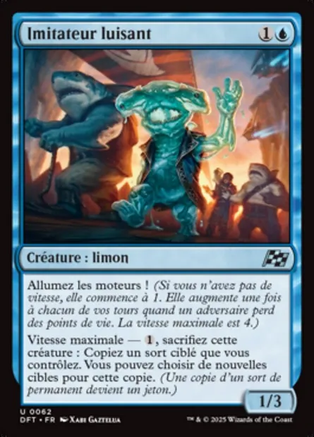 Imitateur luisant, carte Magic DFT 62 — extension Aetherdrift