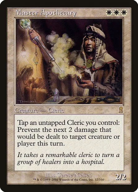 Master Apothecary, Magic card ODY 32 — Odyssey set