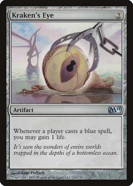 Kraken's Eye, Magic card M11 210 — Magic 2011 set