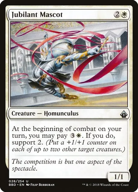 Jubilant Mascot, Magic card BBD 28 — Battlebond set