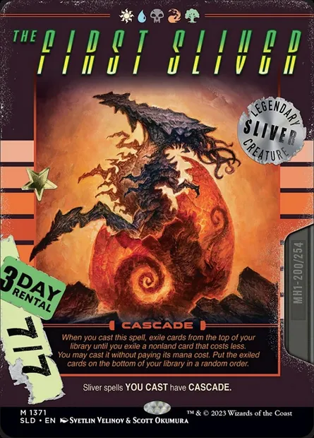 The First Sliver, Magic card SLD 1371 — Secret Lair Drop set