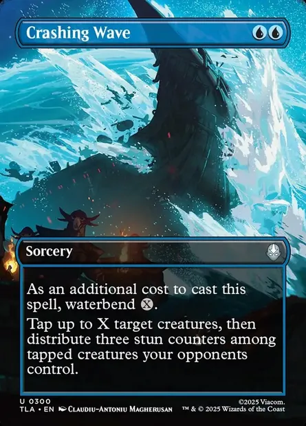 Crashing Wave, Magic card TLA 300 — Avatar: The Last Airbender set