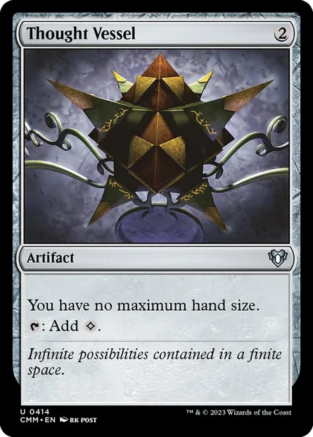 Thought Vessel, Magic card CMM 414 — Commander Masters set