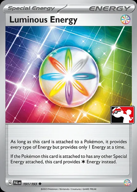 Énergie Lumineuse, carte Pokémon PPS 191-2 — extension Play! Pokémon Prize Pack Series