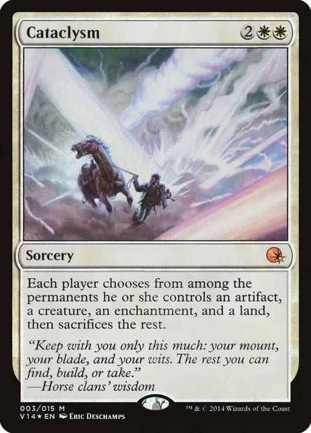 Cataclysme, carte Magic V14 3 — extension From the Vault: Annihilation