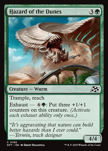 Hazard of the Dunes, Magic card DFT 165 — Aetherdrift set