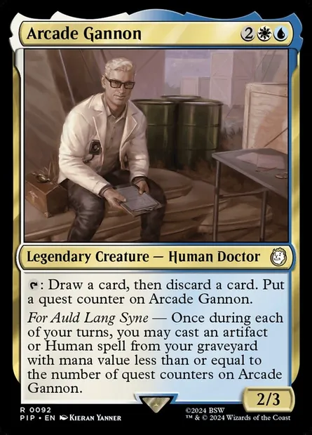 Arcade Gannon, Magic card PIP 92 — Fallout set