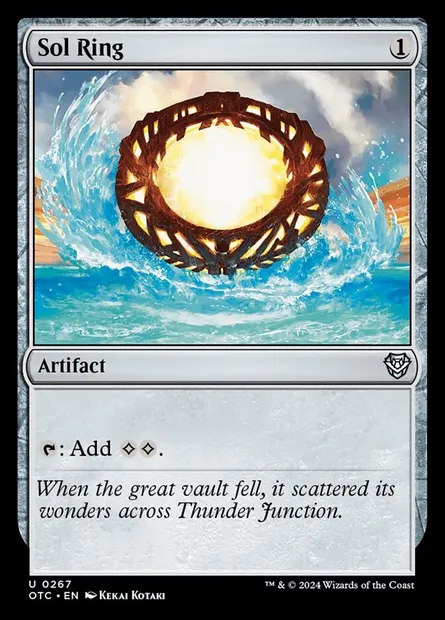 Sol Ring, Magic card OTC 267 — Outlaws of Thunder Junction Commander set